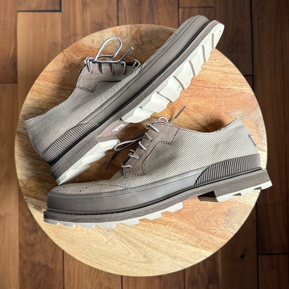 Sorel Madson Wingtip Lace Up Chukka Shoes Pebble Mud Waterproof Mens Sz: 8.5 - Picture 5 of 13